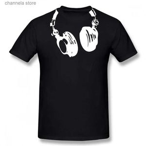 T-shirts pour hommes Dj Casque T-shirts Graphique Streetwear À Manches Courtes O-cou Harajuku Musique Techno T-shirt Drôle Vêtements Pour Hommes pour dames T240227