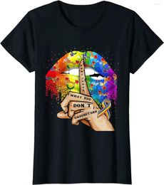 Camisetas para hombre No juzgues lo que entiendes Camiseta LGBT Pride Lips