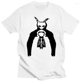 T-shirts pour hommes Donnie Darko et Frank chemise noire pour hommes T-shirt en coton ajusté T-shirt d'anniversaire American Science Fiction Film Streetwear
