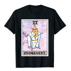 Camisetas de hombre Dorime Rat Judgment Tarot Card Funny Meme Camisetas de moda para hombre Camisetas de algodón Camisetas Fitness Tight 230414