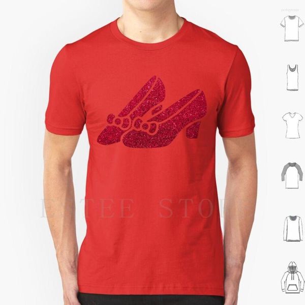 Camisetas para hombre Dorothy's Ruby Red Slippers Shirt Hombres Algodón 6xl Oz Wizard Shoes Dorothy Wicked Witch No Place Like Home Tap Heels Bows