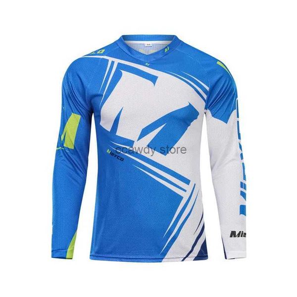 Camisetas para hombres Jersey de descenso Pesca de secado rápido Ciclismo Senderismo Jersey Ropa de pesca de gran tamaño Long Seve Anti-UV DH Camisa de pescaH24129