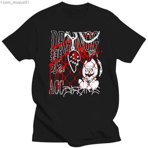 T-shirts pour hommes Drain Gang Merch DMN t-shirt bl BlackL2402