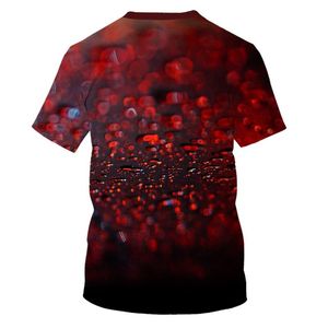 Heren t shirts druppels water heren t-shirt harajuku grappige mode korte mouw de 3D-print casual