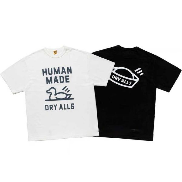 T-shirts pour hommes Du Pattern HUMAN MADE T-shirt Hommes Femmes 1 1 T-shirt de haute qualité Slub Cotton Top Tees b vendeur mens t-shirts G230301