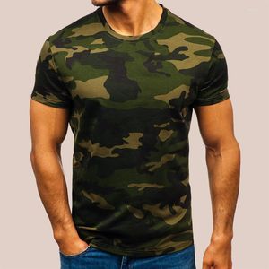 T-shirts voor heren e-baihui zomermode camouflage t-shirt mannen casual o-neck cotton streetwear t shirt korte mouw t-shirt tops g008men's mil