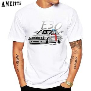 T-shirts masculins E30 E28 E36 Baixo EstiLo Skull Driver Camiseta n Vero Dos Homens de Manga Curta E90 ESPORTE CARRO DESIGN MENINO TOPOS CASUS