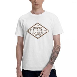 T-shirts pour hommes Ea-Nasir T-shirt en cuivre de qualité fine pur coton col rond hommes T-shirts à manches courtes surdimensionné unisexe Tee Tops taille américaine