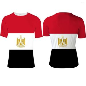 Heren t shirts Egypte mannelijke jeugd aangepaste naam nummer egy shirt natie vlag bijv. Arabisch Arabisch Egyptische country print po logo tekst kleding