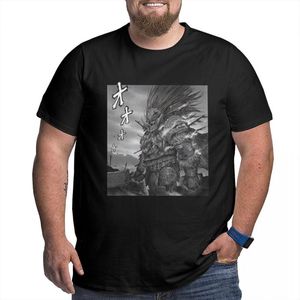 Camisetas para hombre Elden Ring General Radahn camiseta Vintage algodón cuello redondo manga corta personalizada Anime ShirtMen's