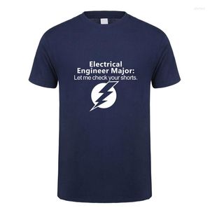 Camisetas para hombre, camiseta de ingeniero eléctrico para hombre, camiseta de manga corta de algodón, divertida camiseta creativa para hombre, camiseta de regalo, TM-013