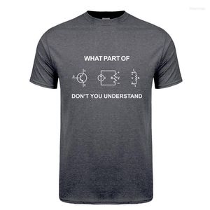 T-shirts pour hommes Ingénieur électricien Chemise d'été Hommes à manches courtes en coton Funny Engineering Sarcasm T-shirts Cool Man Tshirt Gift JL-102