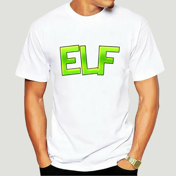 T-shirts pour hommes Elf Santa's Helpers Noël T-shirt pour hommes Cool Chemise drôle Hommes T-shirts de haute qualité Style d'été Top Tee Plus Taille 6101A