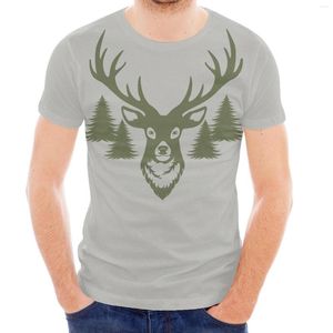 T-shirts pour hommes Elk Design imprimé style hawaïen polynésien chemise de sport d'été vêtements pour hommes col T-shirt à manches courtes col rond