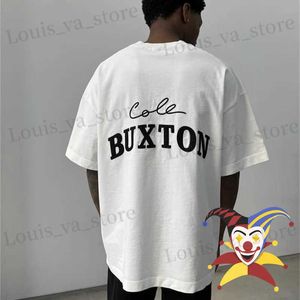 T-shirts voor heren geborduurd Cole Buxton Letter T-shirt Men Women Oversized Summer Casual T-shirt CB TS TOP TS T240408