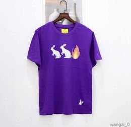 T-shirts pour hommes broderie Fxxking lapins t-shirts hommes femmes meilleure qualité Casaul # fr2 mode coton 5 1AMJ