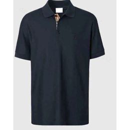T-shirts masculins broderie solide TB T-shirts courts de la station classique couleur bajia lettre d'été décontractée Polo à manches Tshirt Men 411