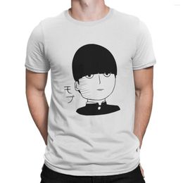 T-shirts pour hommes Emo Man's TShirt Mob Psycho 100 Crewneck Tops Shirt Cadeaux d'anniversaire drôles