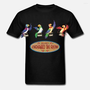 Heren t shirts betoverde tiki kamer - alle vogels mannen kleding korte mouw slanke fit shirt katoen t -shirt casual zl