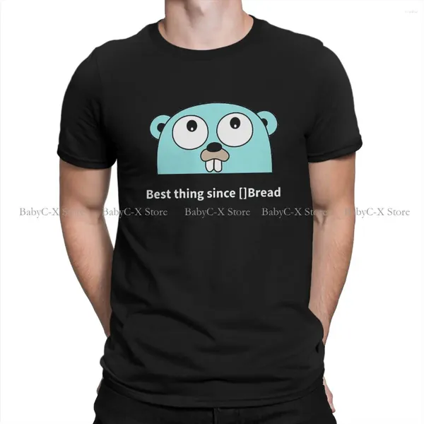 Men's T-Shirts Engineer Electricity Electrican Polyester Tshirt for Men Golang Gopher Humour Tee Shirt High Quality Trendy