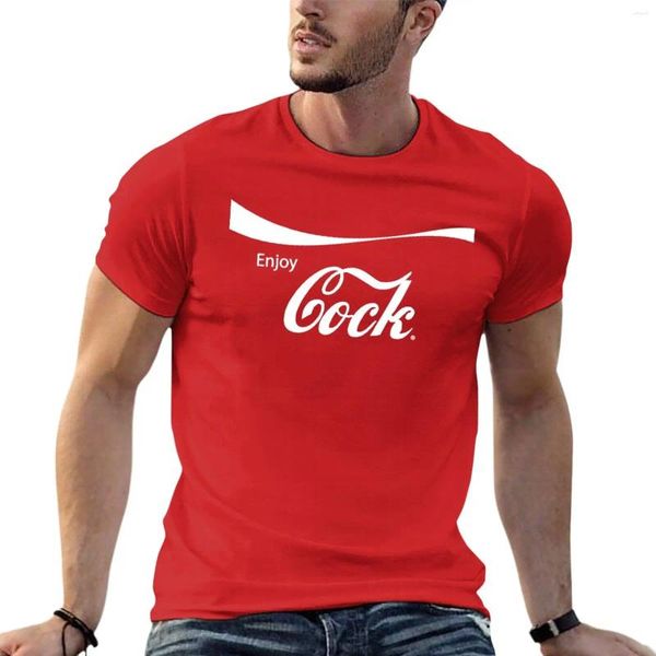 T-shirts pour hommes Enjoy Cock T-shirt Mode coréenne Vêtements pour hommes à séchage rapide