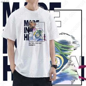 T-shirts pour hommes Enrico Pucci Anime T-shirt JoJos Bizarre Adventure Manga Graphic Print Oversized Men Short Sleeve Tee Women Top Summer Clothing L230520