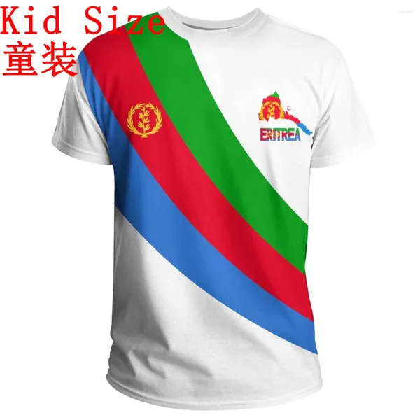 Camisetas para hombres Eritrea VIP Link Tamaños de niños hechos a medida Ropa 3DPrint Men/Women Summer TEE informal Mangas Camisetas