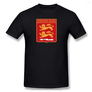 T-shirts voor heren Escadron De Chasse 2 30 Normandie-Niemen - Franse grappige grap Basic T-shirt met korte mouwen R272 Tops Tees Europese maat