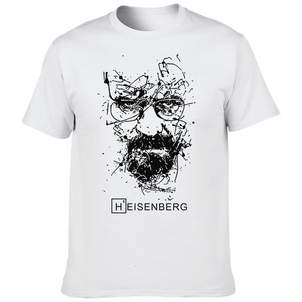 Camisetas para hombres Camiseta creativa europea y americana Breaking Bad Heisenberg Serie de TV Impresión Street Fashion Casual Top 230410