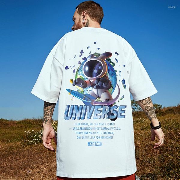 T-shirts pour hommes F GIRLS Summer Universe T-shirts graphiques pour hommes Hip Hop T-shirt en coton Y2K T-shirt à manches courtes