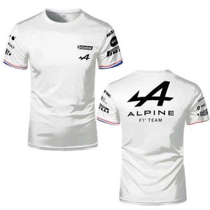 T-shirts pour hommes F1 Alpine T-shirts Formule 1 Alonso Team Racing Car 3D Imprimer Streetwear Hommes Femmes Mode O-Cou Enfants Tees Tops Jersey Tshirt Js212y