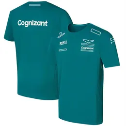 Camisetas masculinas Camiseta de conductor F1 Nuevo equipo de fórmula 1 Polos Polo Manija Short Summer F1 Fanedos Camiseta de moda casual Men de gran tamaño Skrt