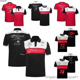T-shirts voor heren F1 Formule 1 Racing Polo Suit 2022 Zomer kort gezegde T-shirt met hetzelfde aangepaste 4123