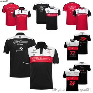 T-shirts pour hommes F1 Formula One Racing Polo Suit 2022 T-shirt à manches courtes avec la même coutume 4123