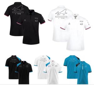 T-shirts pour hommes Polo de l'équipe de Formule 1 F1 Nouveau T-shirt à revers avec la même personnalisation F4wi Svz3