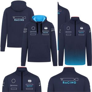 T-shirts voor heren F1 Racing 2024 Team Hoodie Formule 1-coureur 1/4 rits tussenlaag Unisex Fans Half-Zip Neck Pullover Sweatshirt Heren Jersey Shirt Custom QA5H