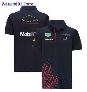 T-shirts pour hommes F1 racing apparel team 2021 racing suit polo shirt été motorcyc équitation revers T-shirt en polyester à séchage rapide peut être personnalisé 0325H23