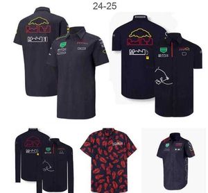 Heren T-shirts F1 raceshirts zomerteam shirts met korte mouwen dezelfde stijl op maat