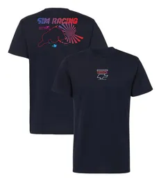 T-shirts masculins T-shirt 2023 T-shirt officiel de Formule 1 T-shirt Nouvelle saison Fans de course Jersey T-shirt Summer Car Car Tops Sports Tops 886U