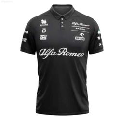 T-shirts voor heren F1 T-shirt Male Formule 1 Alpha Romeo Team Sauber Race Raikkonen Summer