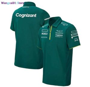 T-shirts pour hommes F1 équipe T-shirt veste vêtements d'équipe Formule 1 costume de course les fans de voitures ont personnalisé le même sty 0325H23