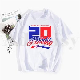 T-shirts voor heren FABIO QUARTARARO LOGO Franse Movistar T-shirts Lente Tops Tees Mannen Vrouwen Casual shirt met korte mouwen Streetwear323S