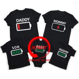 Heren t shirts familie matching kleren 2023 zomer grappige papa mama dochter zoon t-shirt papa mama en ik babymeisjes jongens ouder-kind