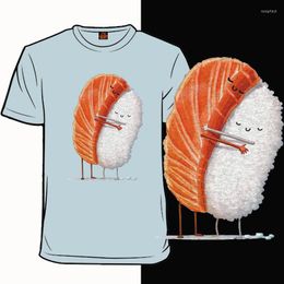 T-shirts pour hommes Famile Famile Happy Men Tokyo Sushi Hug Tshirt Funny Com￩die Bonne qualit￩ Designers int￩ressants T-shirt Cotton Student