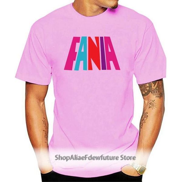 T-shirts pour hommes Fania Records Music Logo T-shirt blanc à manches courtes 2871