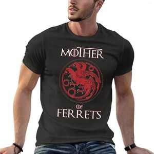 T-shirts pour hommes ferme N fantaisie mère de furets T-Shirt surdimensionné mode hommes vêtements coton Streetwear grande taille hauts T-Shirt