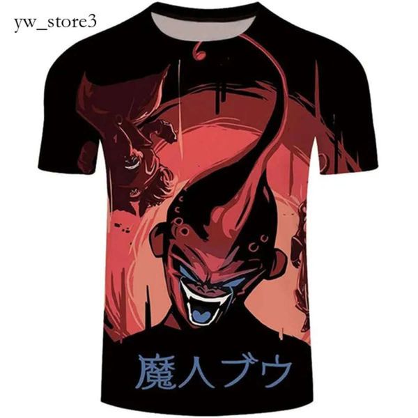 T-shirts masculins Anime de mode Goku 3D T-shirt imprimé Men Femmes Summer Casual Cartoon Sleeve Harajuku Streetwear Oversizer 5024