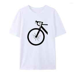 T Shirts Masculinas Moda Bicicletário Design Preto Branco Estampado T-shirt Masculino Feminino Humor Casual Tops Novidade Confortável Criativo Cool Camisetas