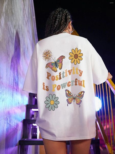 T-shirts pour hommes Mode Papillon et Fleur Tshirt Haute Qualité Coton Unisexe Crewneck Tees Tops Femmes Hommes Été Harajuku Street Style