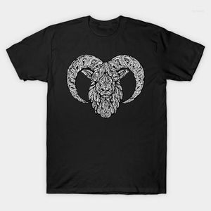 Heren T-shirts mode-constellatie Zodiac Sign Ram Astrology T-shirt. Zomer katoenen korte mouw o-neck heren shirt s-3xl